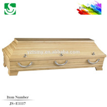 high quality teak cheap coffin